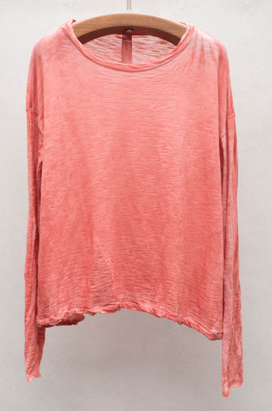 Guava Long Sleeve Trapeze Top