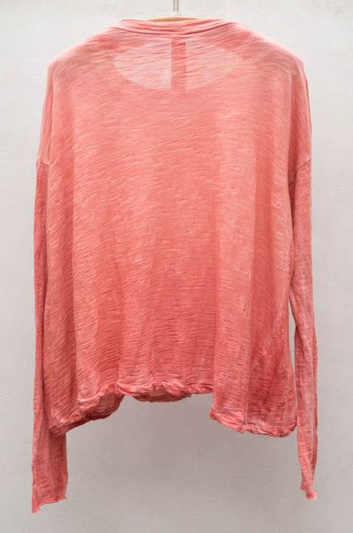 Guava Long Sleeve Trapeze Top