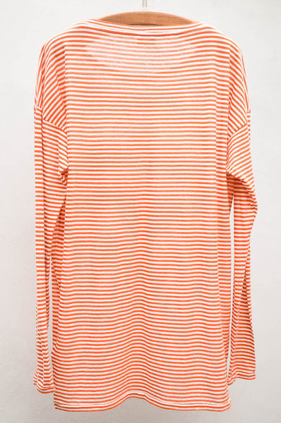 Orange Stripe Tee