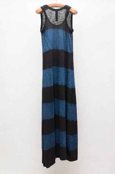 Stripe Long Trapeze Dress