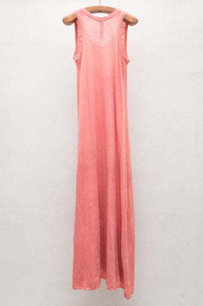 Guava Long Trapeze Dress