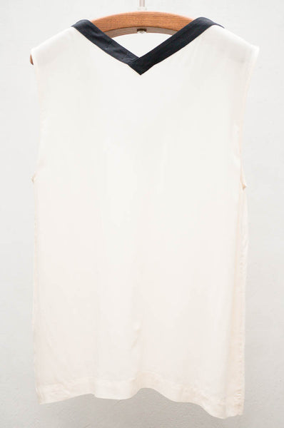 Two Tone Sleeveless Top