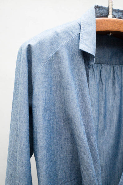 Chambray Tie Top