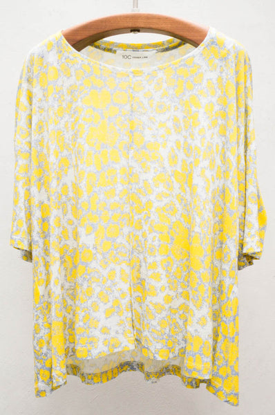 Boxy Sun Print Tee