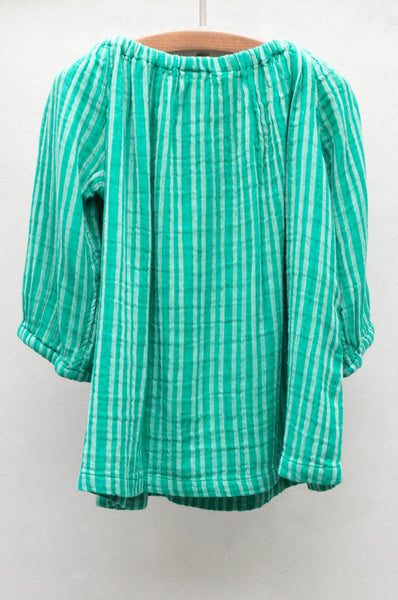 Green Holland Stripe Sorbet Top