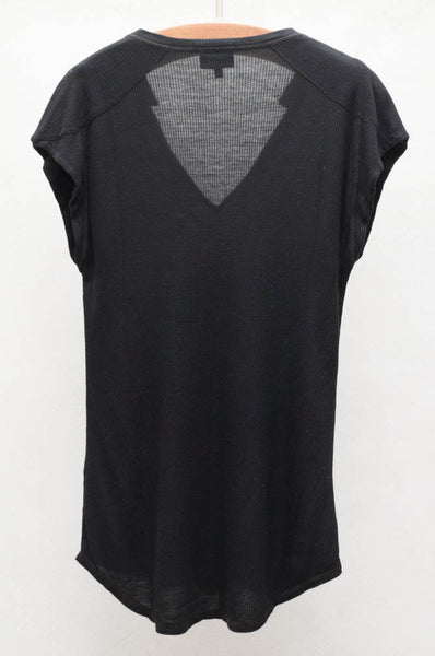 Black Sleeveless Tee