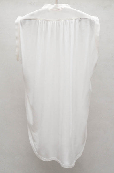 Cream Gathered Top