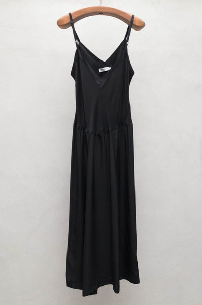 Black A-Line Slipdress