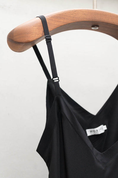 Black A-Line Slipdress