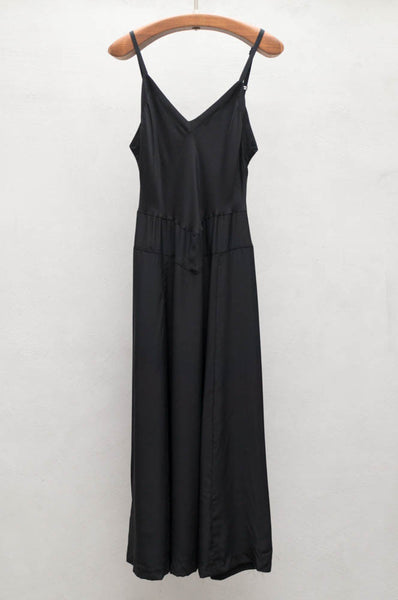 Black A-Line Slipdress