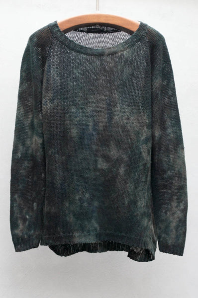 Camo Deconstructed Pullover