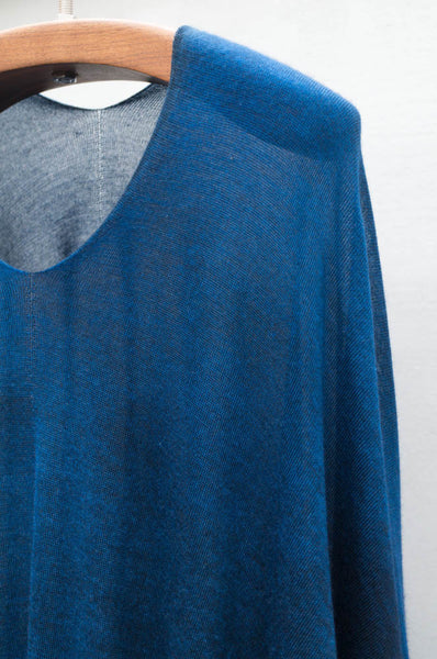 Blue Poncho