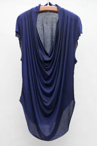 Purple Drape Neck Top