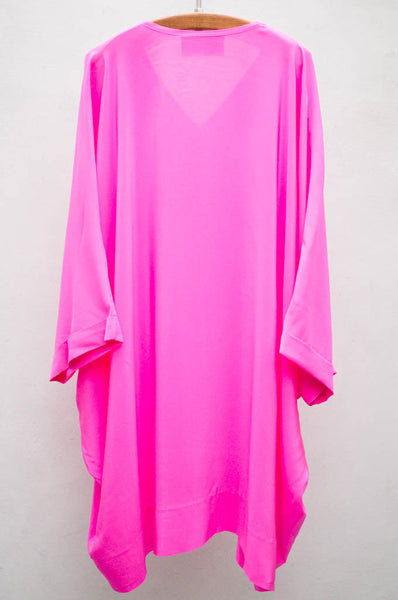 Hot Pink Pinjada Caftan