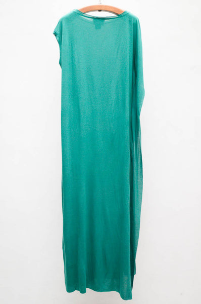 Nyta Side Drape Maxi Dress