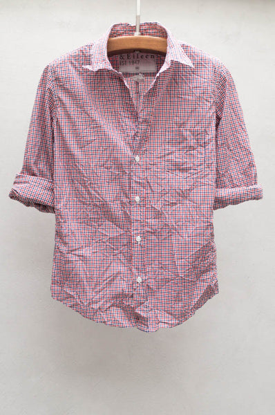 Red & Blue Gingham Barry Button Down