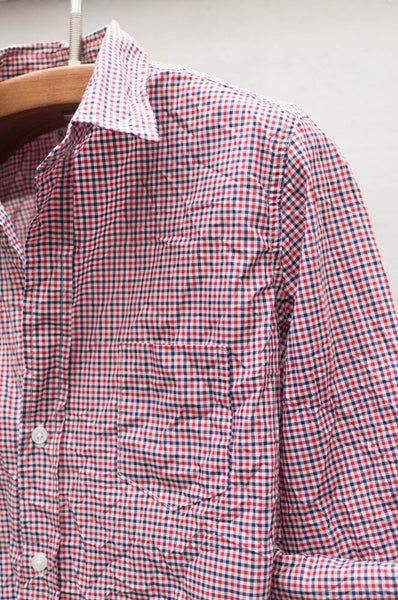 Red & Blue Gingham Barry Button Down