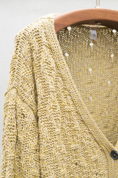 Yellow & Grey Candida Cardigan
