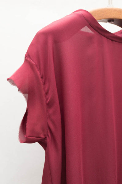 Malbec Silk Top