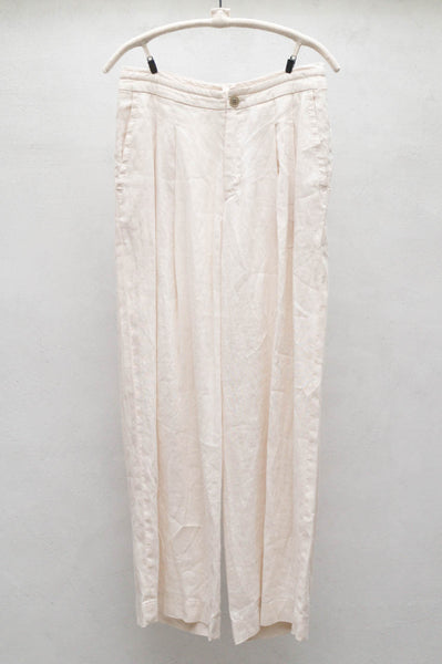 Off White Linen Pant