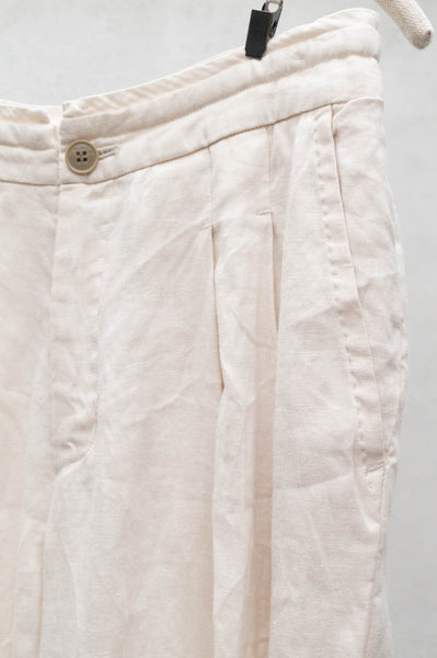 Off White Linen Pant