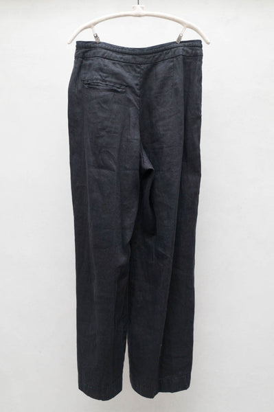 Navy Linen Pant