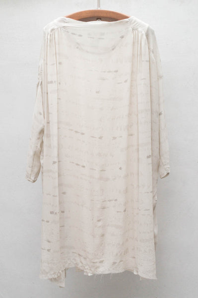 Off White Printed Shift Dress