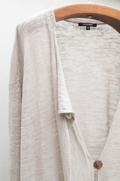 Grey Oversized Cardigan