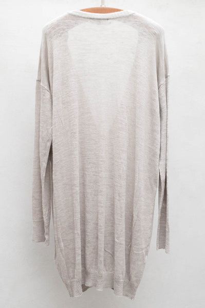 Grey Oversized Cardigan