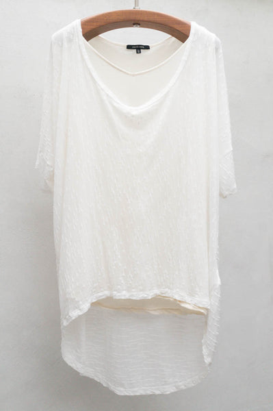 White Double Layer Tee