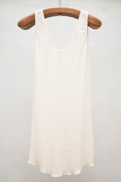 Cream U Back Tank