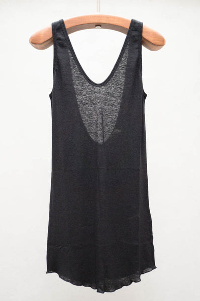 Black U Back Tank