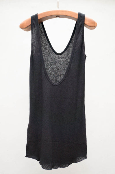Black U Back Tank
