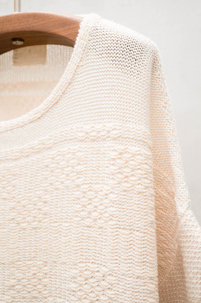 Natural Hand Knit Sweater