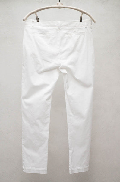 White Slim Pant