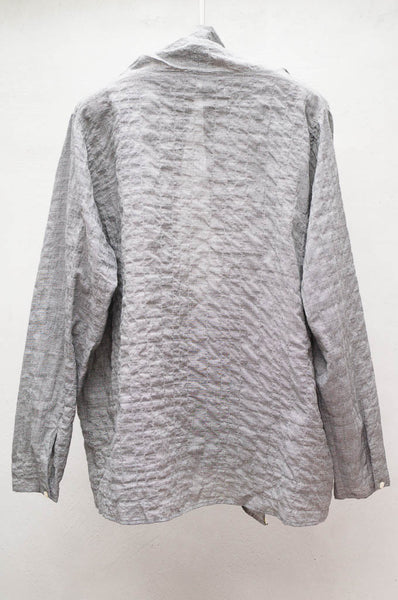 Black Check Kimono Top