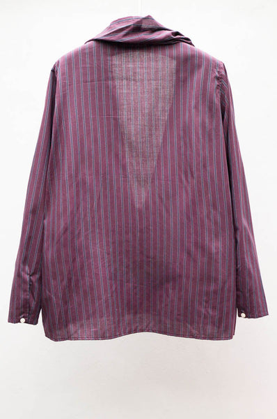 Wine Stripe Kimono Top