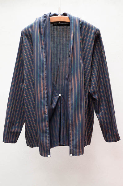 Navy Stripe Kimono Top