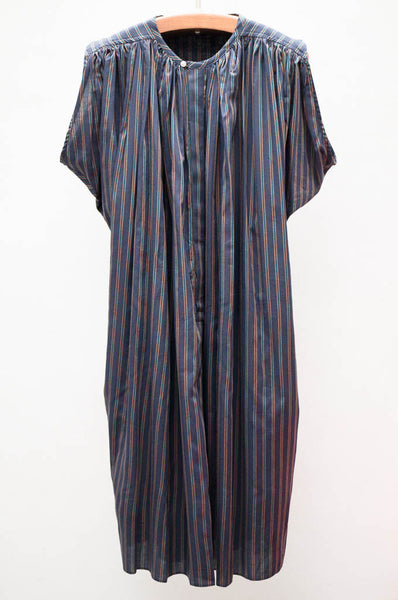 Navy Stripe Swing Dress