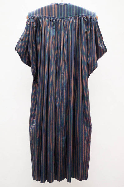 Navy Stripe Swing Dress