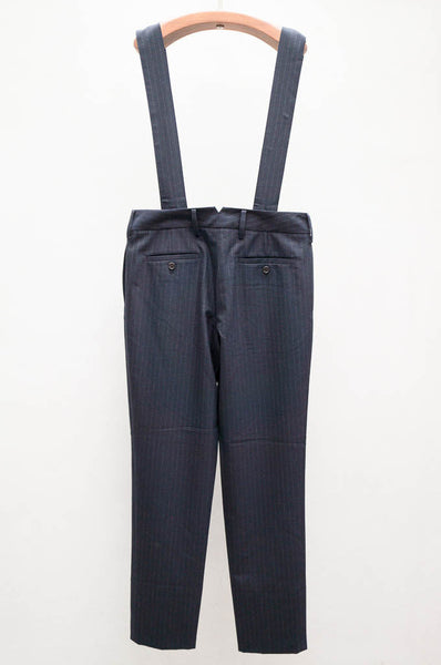 Navy Savile Suspender Pants