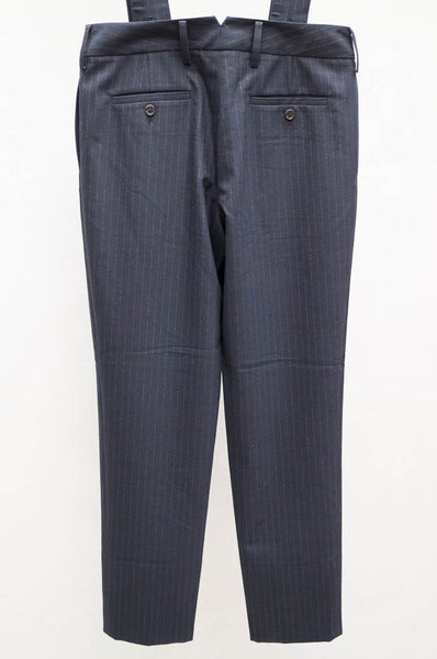 Navy Savile Suspender Pants