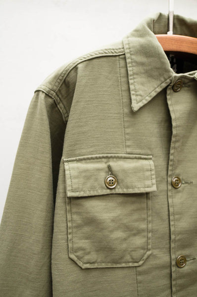 Olive Army Shirt Jacket