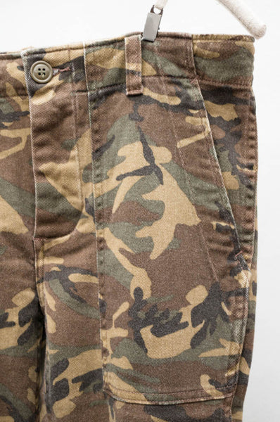 Camo Slouch Utility Trouser