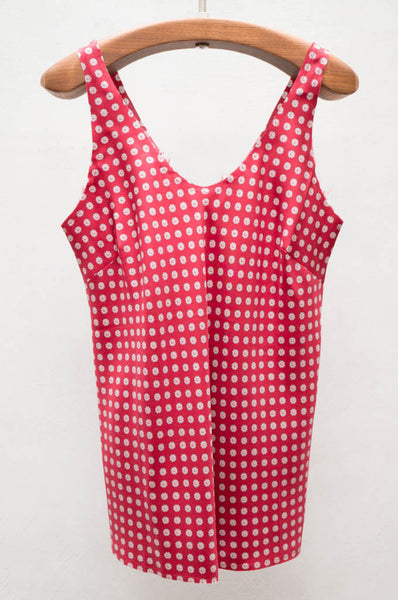 Bordeaux Cravate Print Marcelle Tank