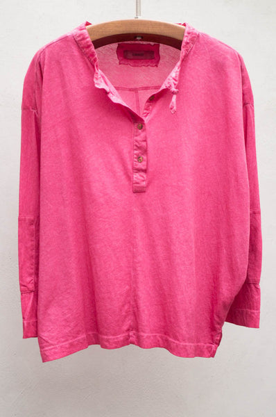 Beetroot Caitlin Cold Dye Tee