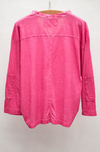 Beetroot Caitlin Cold Dye Tee