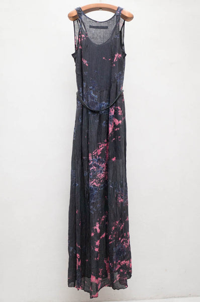 Black Cosmic Maxi Tank Dress