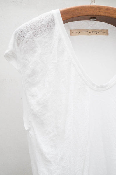 Side Shred V Neck