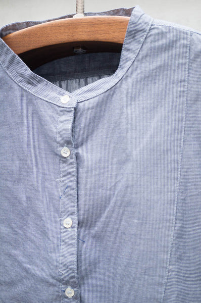 Bleu Yarn Dye Ashley Henley Shirt